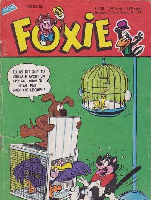 Scan de la Couverture Foxie n 25